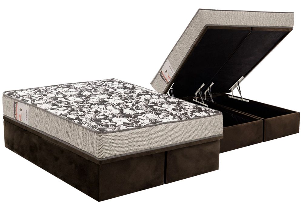 Cama Box Baú CRC +Colchão D26 Physical Ultra Ortobom