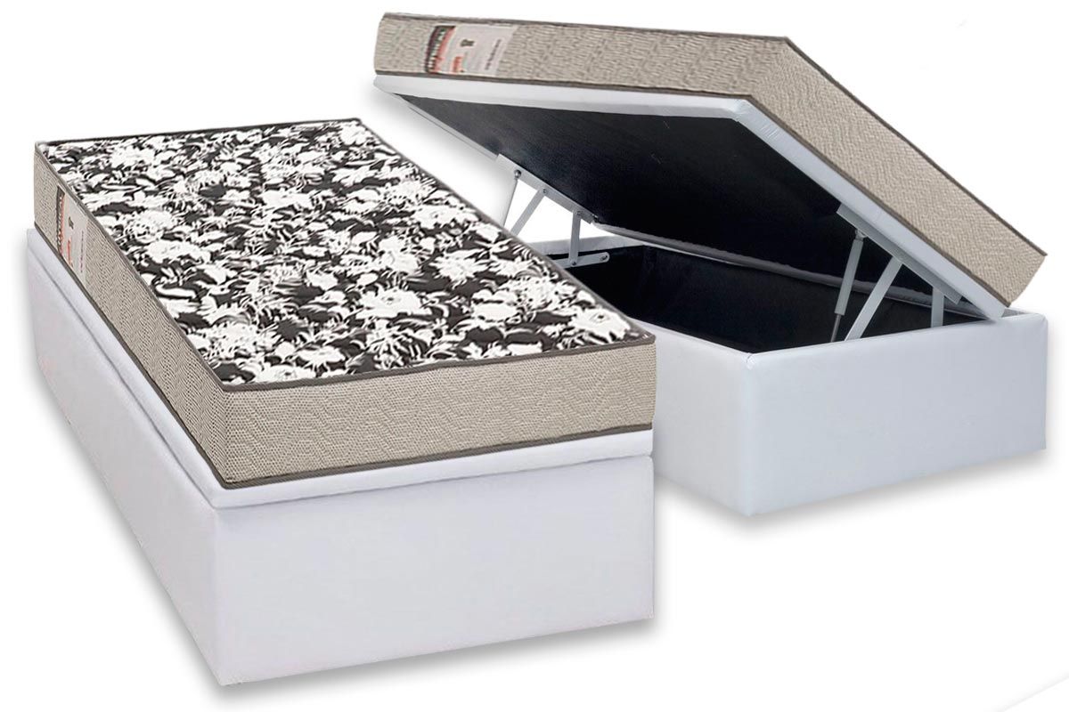 Cama Box Baú CRC +Colchão D26 Physical Ultra Ortobom