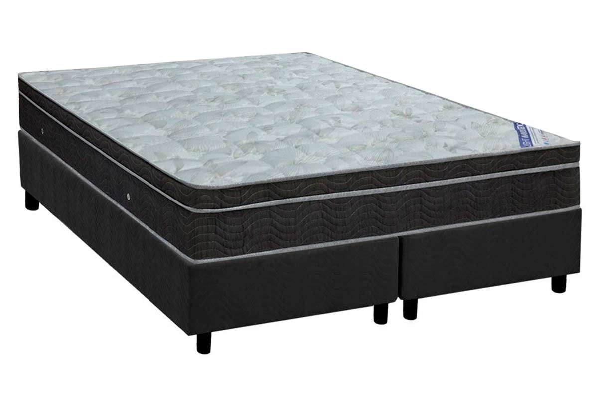 Cama Box CRC +Colchão Molas Light Ortobom