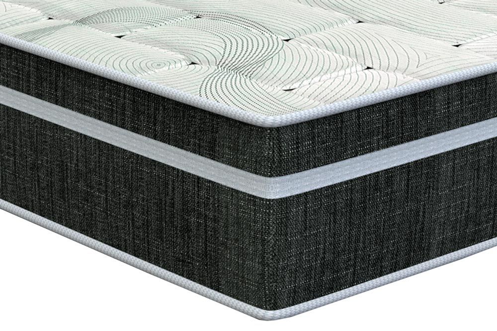 Cama Box Baú CRC +Colchão Molas Venezia Orthoflex