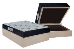 Cama Box Baú Filhão +Colchão Ortopédico Sogni Orthoflex