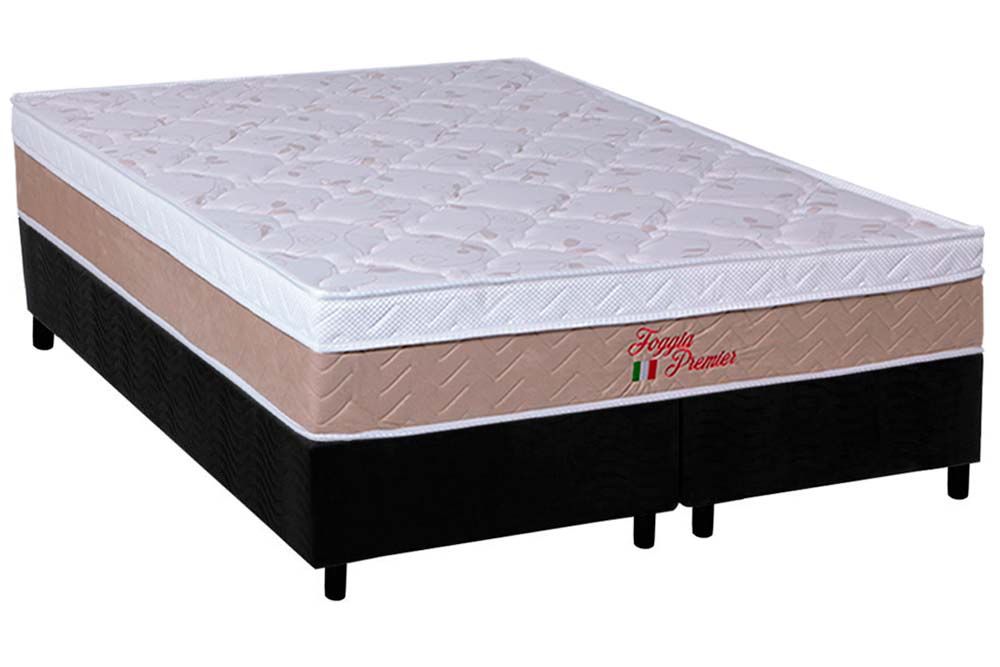 Cama Box CRC +Colchão Ortopédico Premier Orthoflex