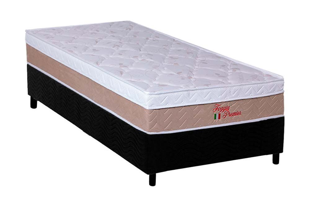 Cama Box CRC +Colchão Ortopédico Premier Orthoflex