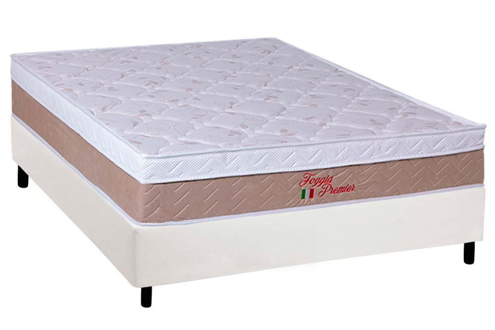 Cama Box CRC +Colchão Ortopédico Premier Orthoflex