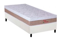 Cama Box: Colchão Ortopédico Orthoflex Foggia Premier + Base CRC Courano White
