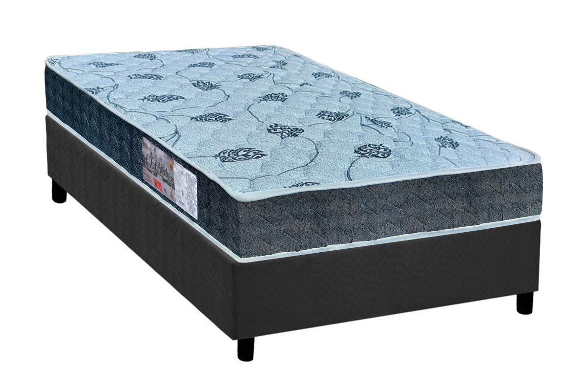 Cama Box CRC +Colchão Ortopédico Cecina Orthoflex