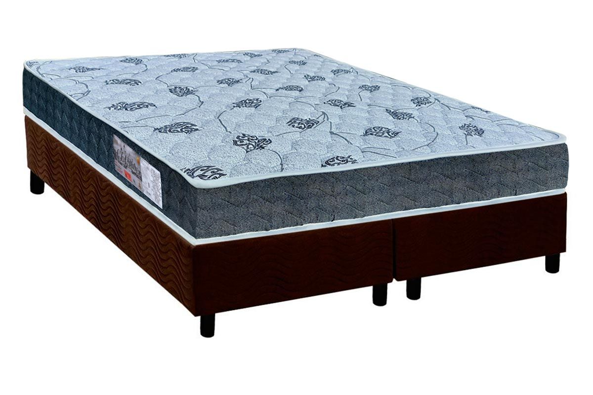 Cama Box CRC +Colchão Ortopédico Cecina Orthoflex