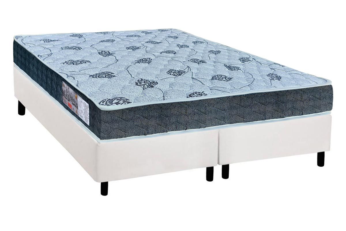 Cama Box CRC +Colchão Ortopédico Cecina Orthoflex