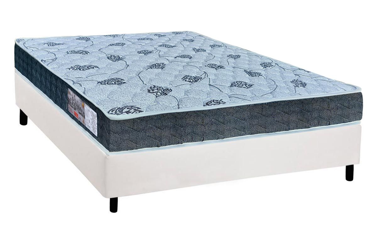 Cama Box CRC +Colchão Ortopédico Cecina Orthoflex
