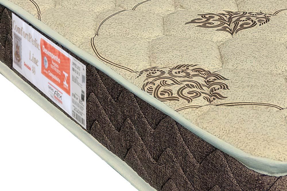 Cama Box Baú CRC +Colchão D33 ComfortPedic Orthoflex