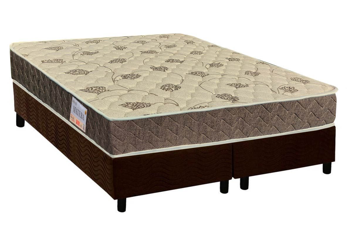 Cama Box CRC +Colchão Ortopédico Matera Orthoflex