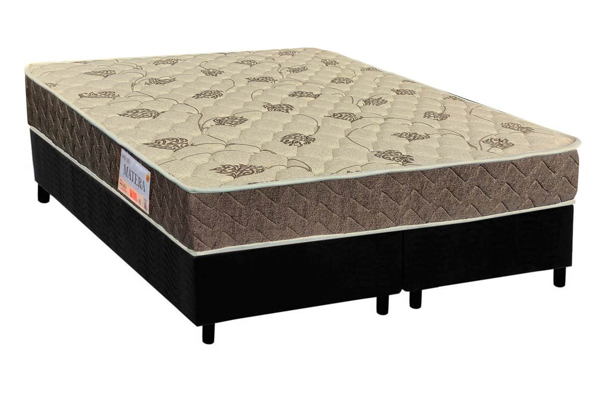 Cama Box CRC +Colchão Ortopédico Matera Orthoflex