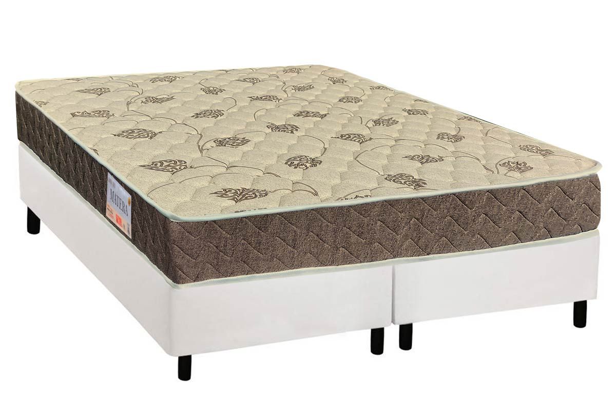 Cama Box CRC +Colchão Ortopédico Matera Orthoflex
