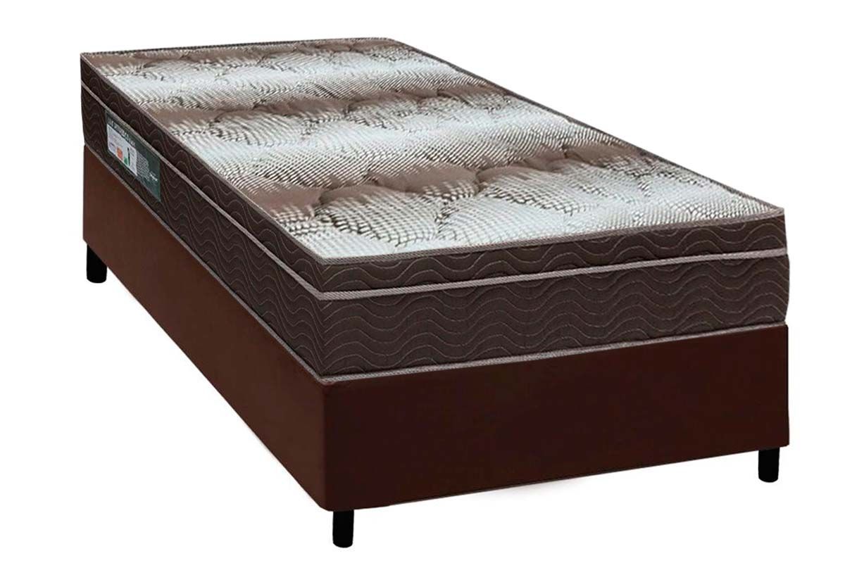 Cama Box CRC +Colchão Ortopédico Light Ortobom
