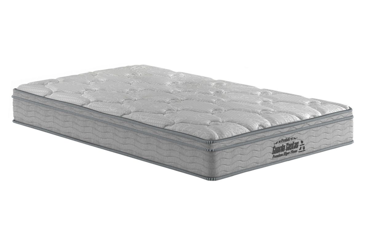 Colchão Espuma D40 /20 Guarda Costas Premium Hiper Firme Euro Pillow Gray - ProbelSolteiro - 88x188x22