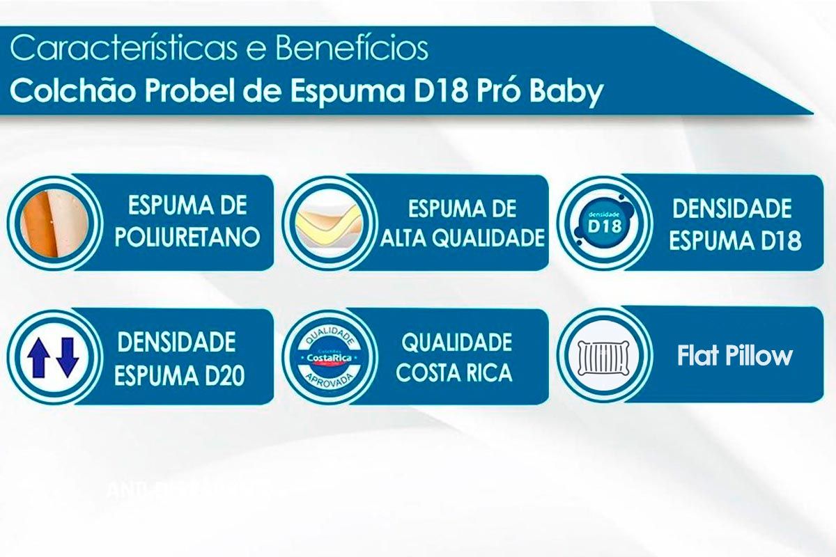 Colchão Probel D18 Baby Advanced
