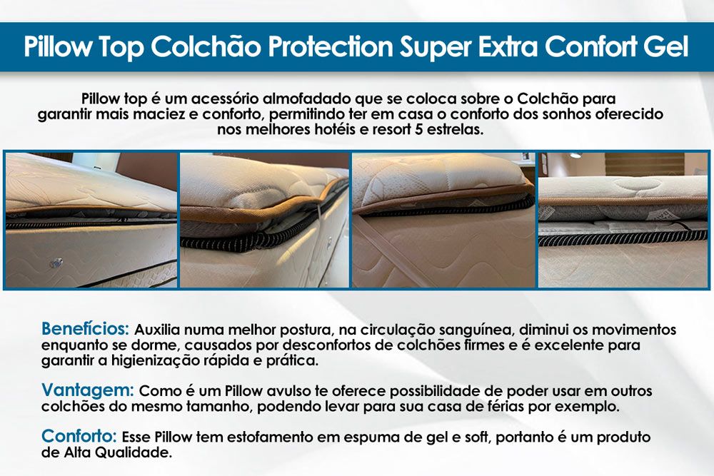 Pillow Top Colchão Protection Super Probel