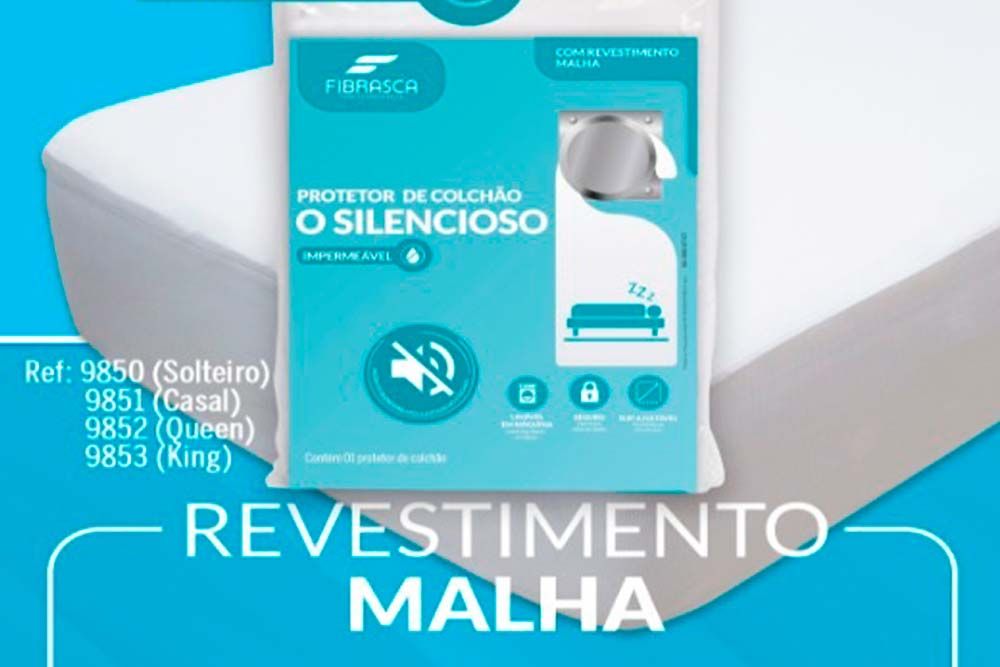 Protetor Colchão Fibrasca Silencioso Impermeável Protetor Colchão Fibrasca Silencioso Impermeável