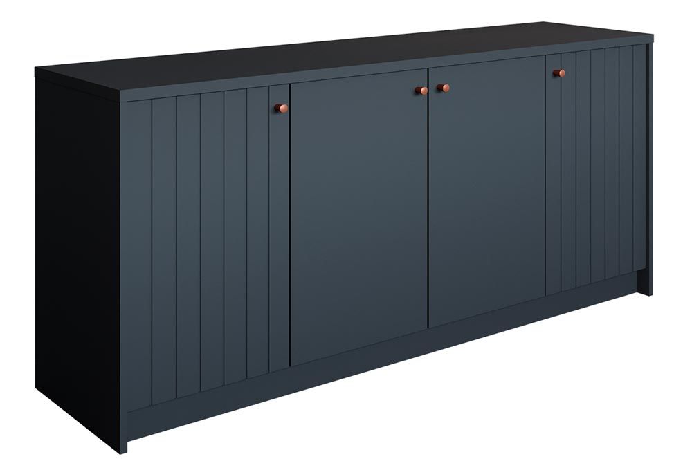 Buffet de Sala Jantar Lia c/4 Portas CimolChumbo Buffet de Sala Jantar Lia c/4 Portas CimolChumbo