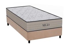 Cama Box Filhão +Colchão Espuma D33 Milão Orthoflex