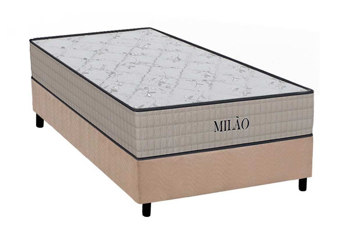 Cama Box CRC +Colchão Espuma D33 Milão Orthoflex