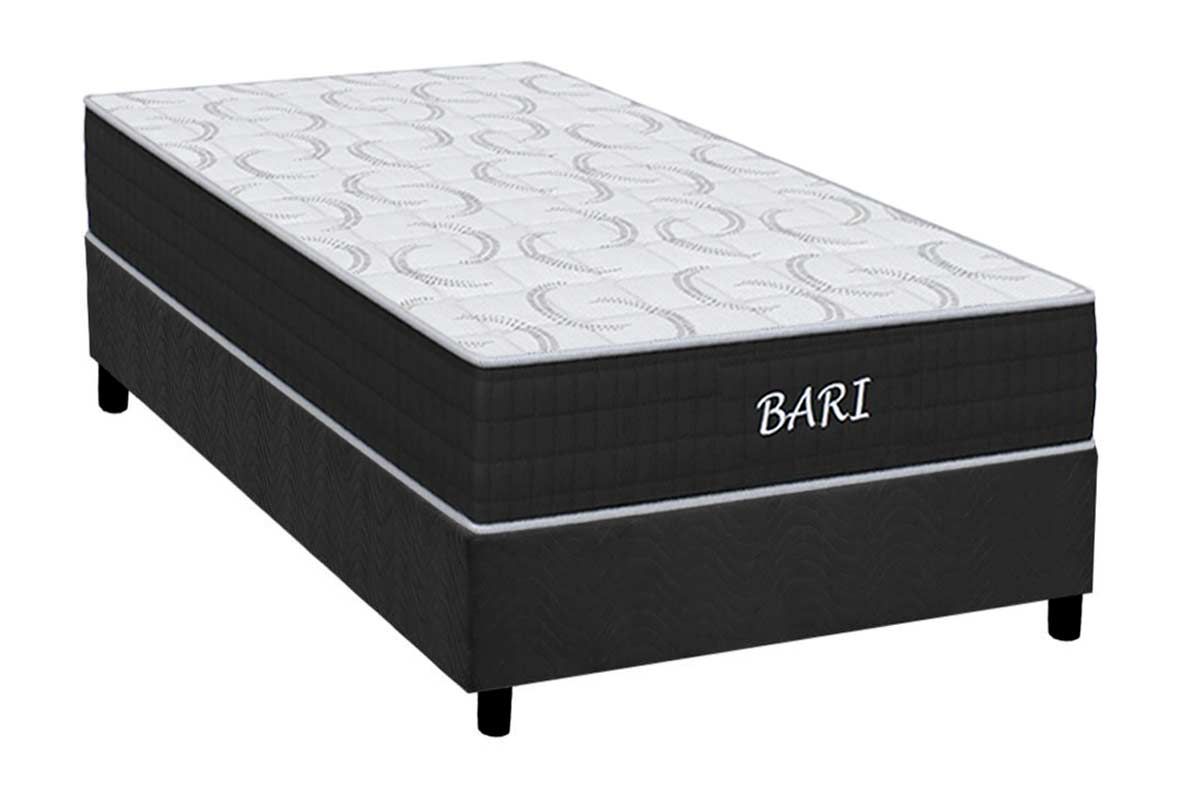 Cama Box CRC +Colchão Espuma D45 Bari Orthoflex