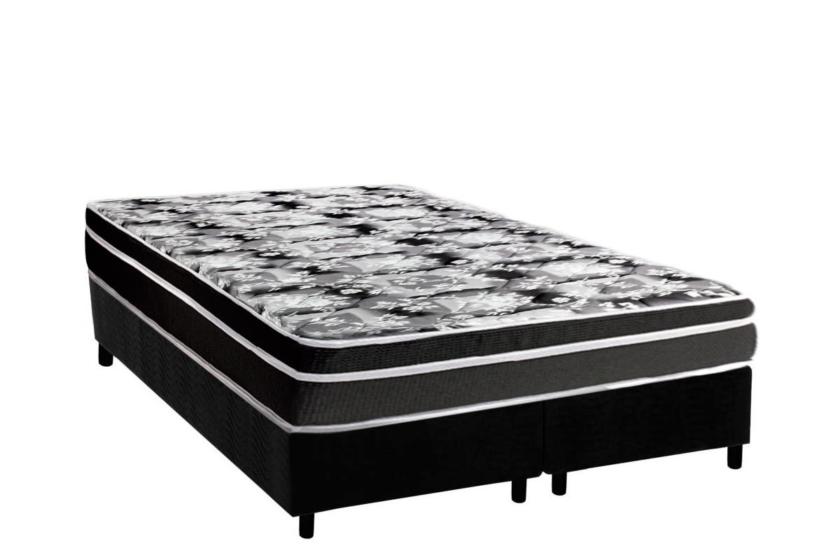 Cama Box CRC +Colchão D45 Gran Luck Luckspuma