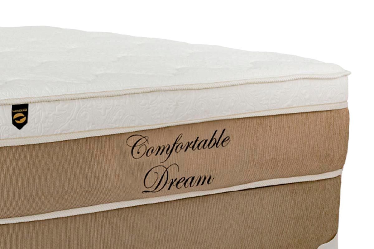 Cama Box CRC +Colchão Molas Dream Luckspuma