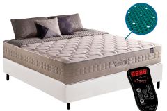 Cama Box Filhão +Colchão c/Massagem Commodite Anjos