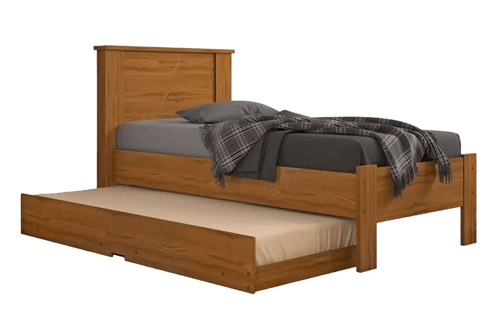 Cama Solteiro Pérola c/Auxiliar Conquista