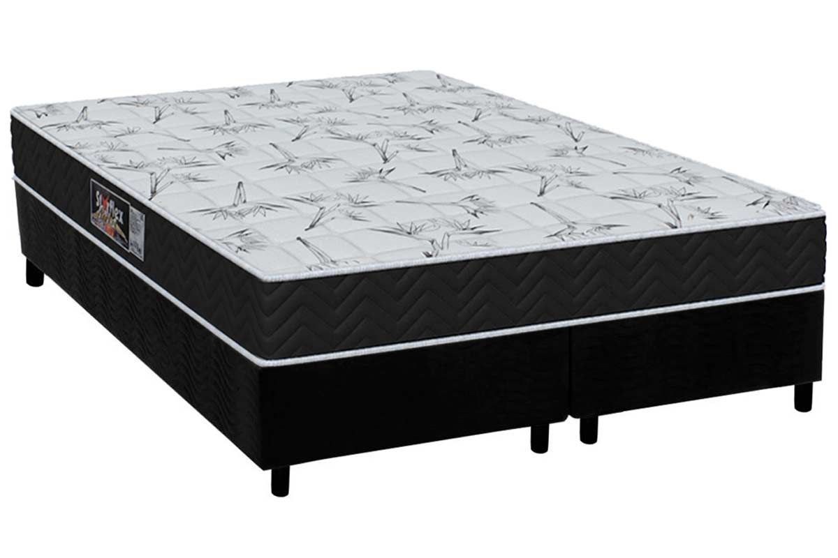 Cama Box CRC +Colchão Molas Starflex Orthoflex