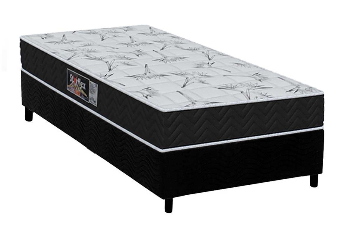 Cama Box CRC +Colchão Molas Starflex Orthoflex