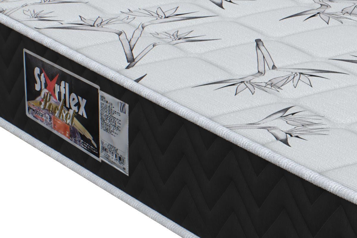 Cama Box CRC +Colchão Molas Starflex Orthoflex