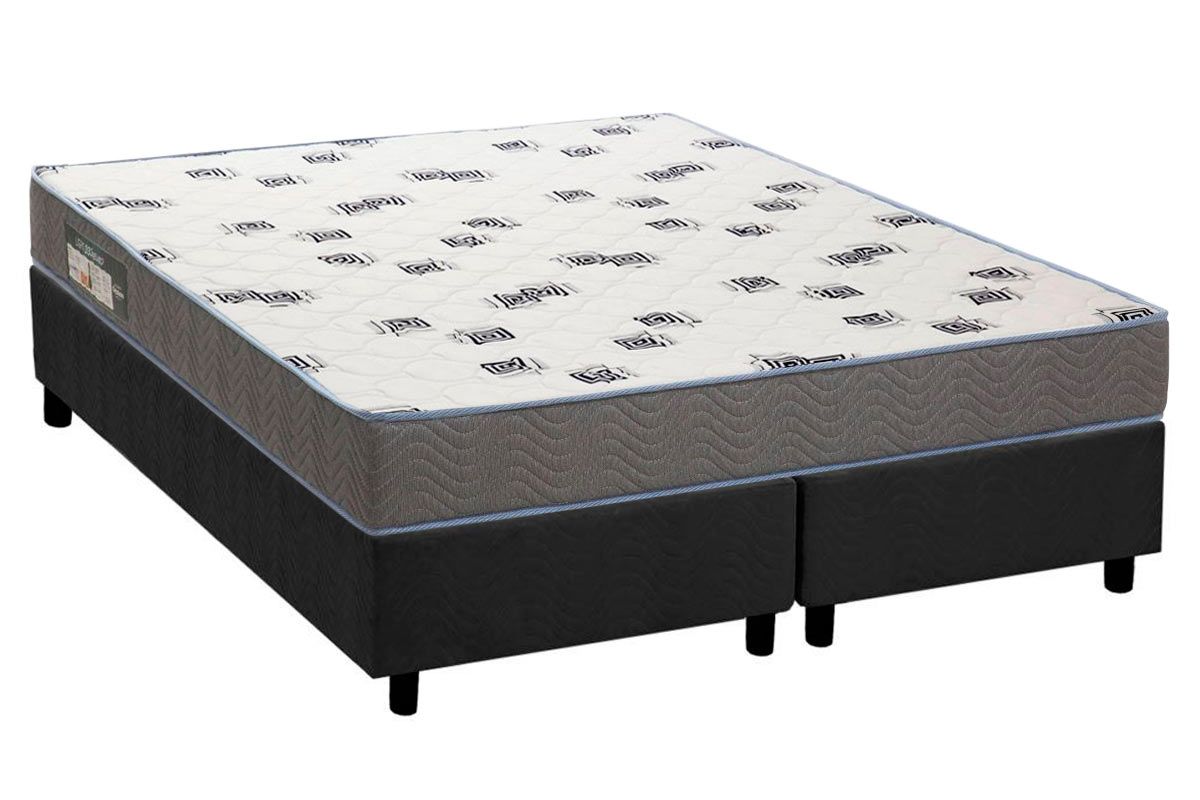 Cama Box CRC +Colchão Espuma D33 Light Ortobom