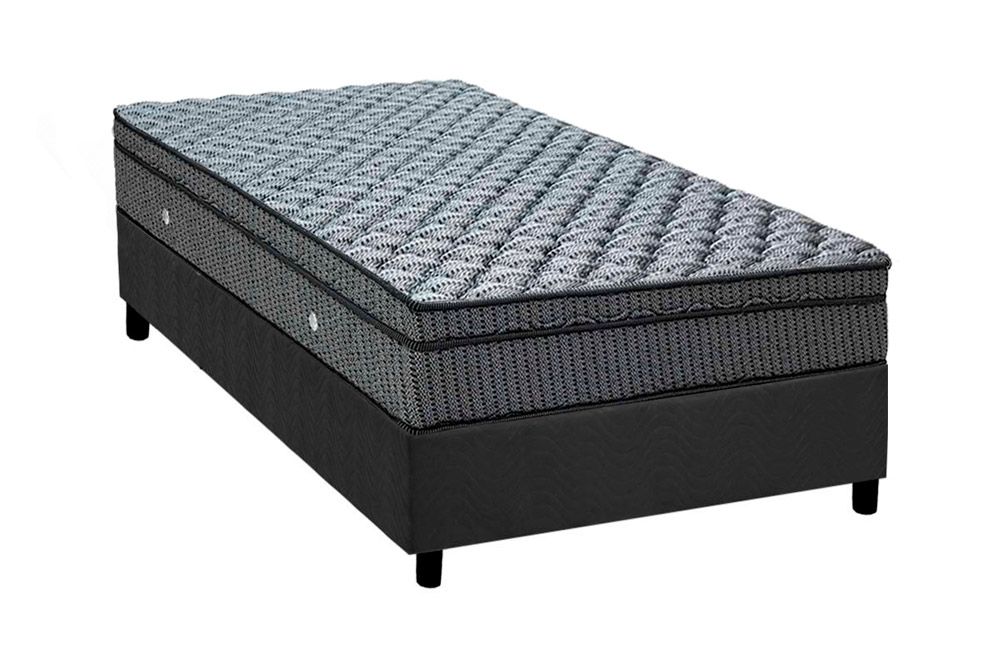 Cama Box CRC +Colchão Molas Orthotel Luxo Ortobom