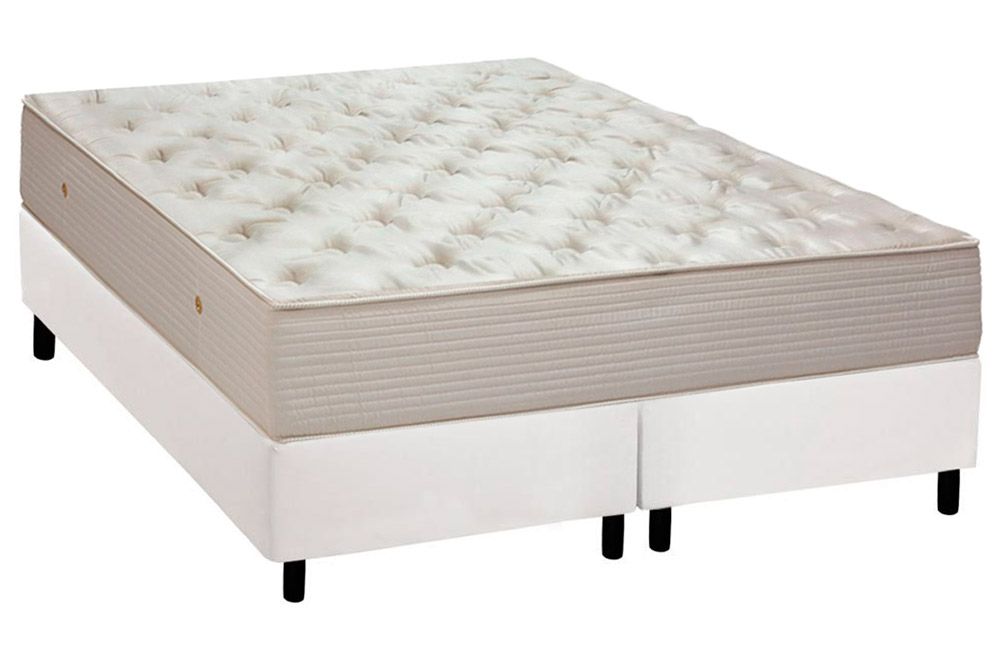 Cama Box CRC +Colchão Molas Orthotel SLX Ortobom
