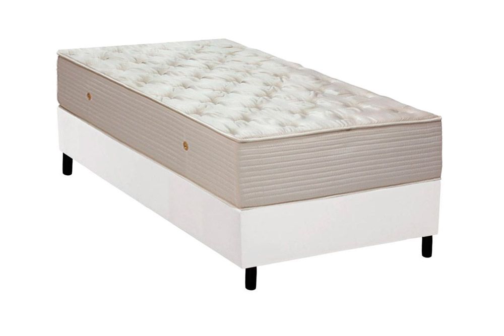 Cama Box CRC +Colchão Molas Orthotel SLX Ortobom