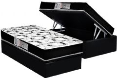 Cama Box Baú Filhão +Colchão D33 Supreme Luckspuma
