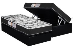 Cama Box Baú Filhão +Colchão D28 Celebrity Luckspuma