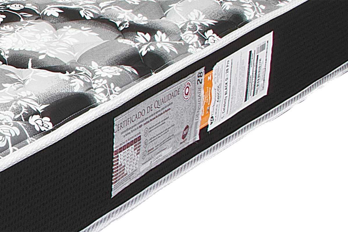 Cama Box Baú CRC +Colchão D28 Celebrity Luckspuma
