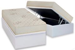 Cama Box Baú Filhão +Colchão D45 Gran Luck Luckspuma