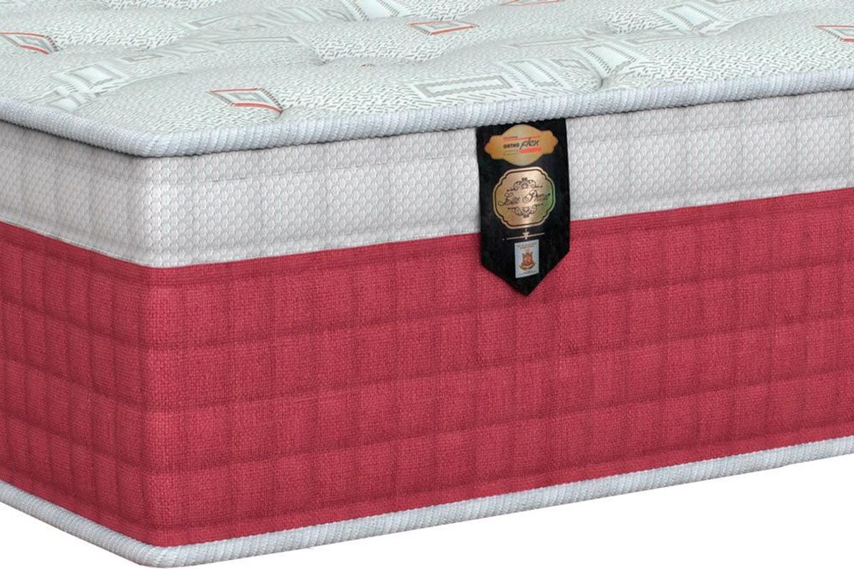Cama Box Baú CRC +Colchão Molas Agility Orthoflex
