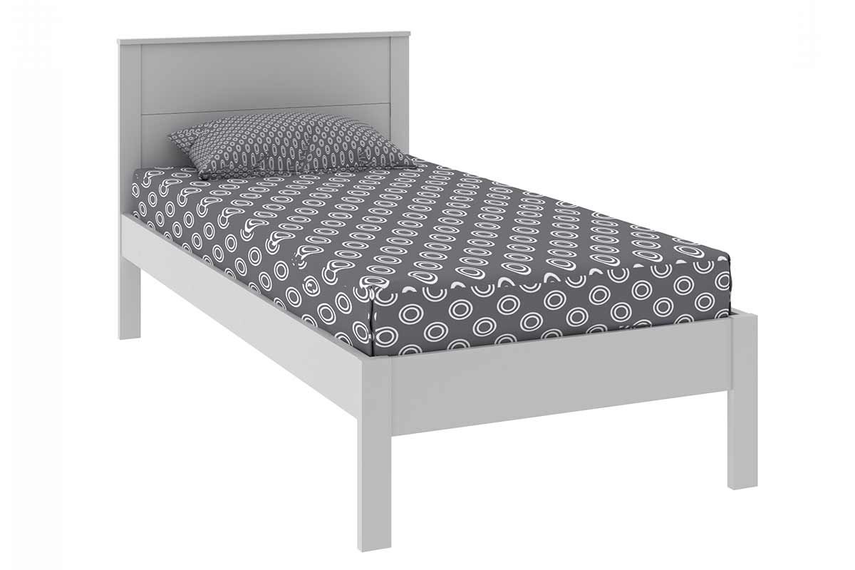 Cama Solteiro CM8004 Tecno MobiliBranco Cama Solteiro CM8004 Tecno MobiliBranco