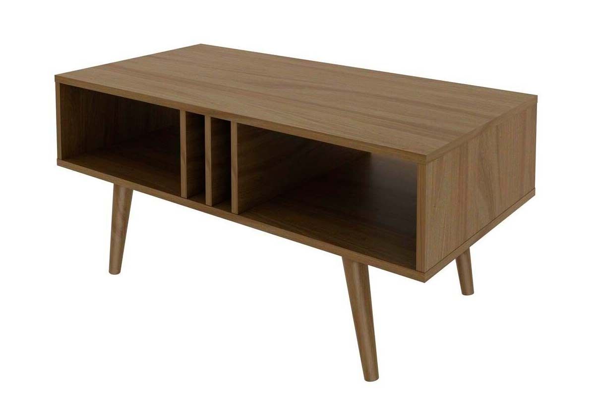 Mesa Centro Sala MC2226 c/2 Nichos Tecno Mobili