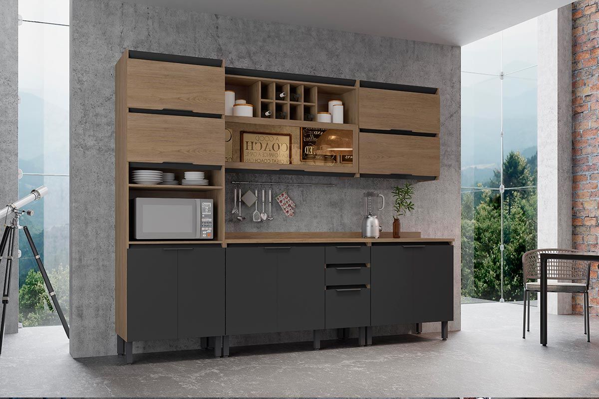 Cozinha Completa Telasul 5 Peças Thela Hibisco CZ74 Cozinha Completa Telasul 5 Peças Thela Hibisco CZ74
