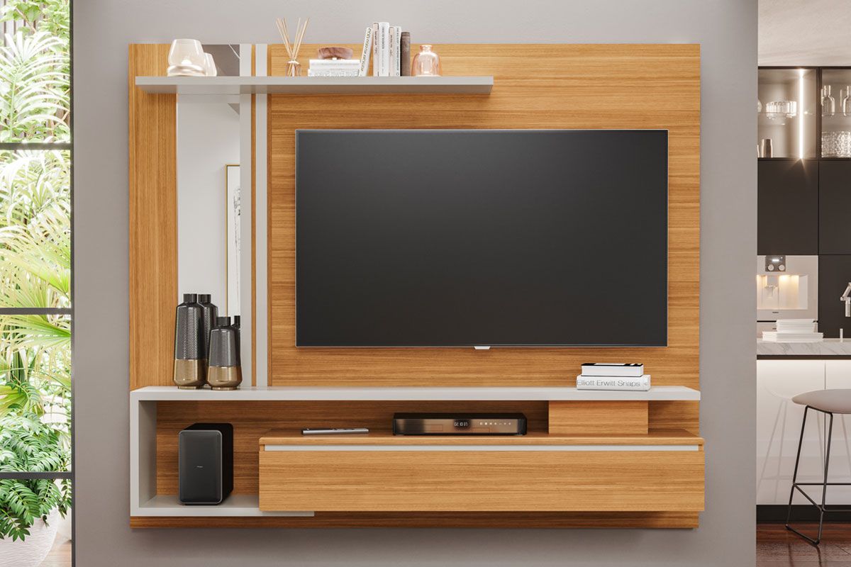 Painel Home p/ TV até 60 Pol Treviso 180cm Permóbili