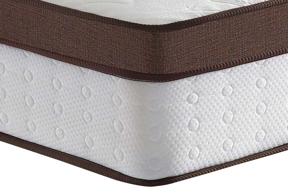 Cama Box Baú : Colchão Molas Anjos Superlastic Anjos New King Pillow Top 35 + Base CRC Suede Brown