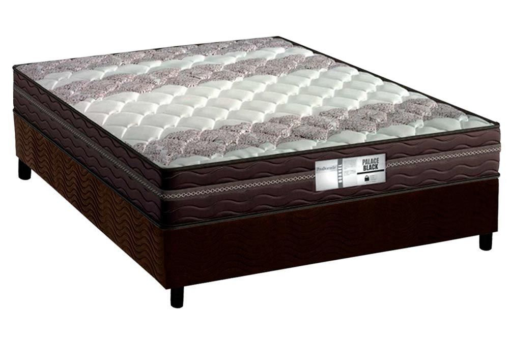 Cama Box CRC +Colchão Molas Palace Probel