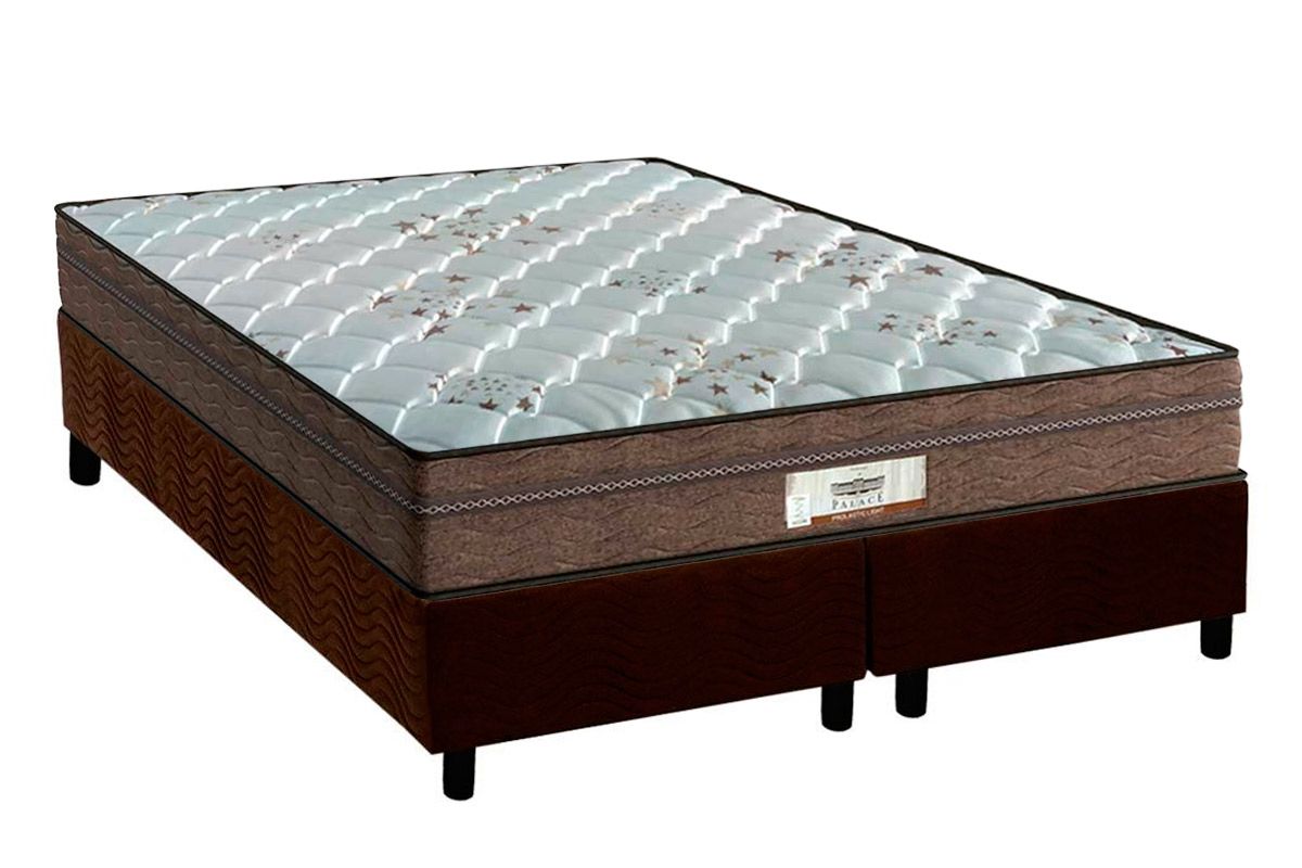 Cama Box CRC +Colchão Molas Pallace Probel
