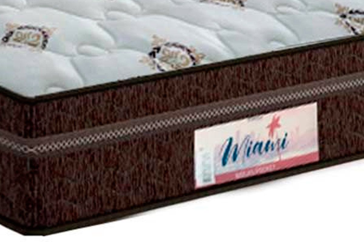 Cama Box Baú CRC +Colchão Molas Miami Probel